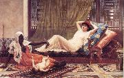 Frederick Goodall A New Attraction in t he Harem china oil painting artist